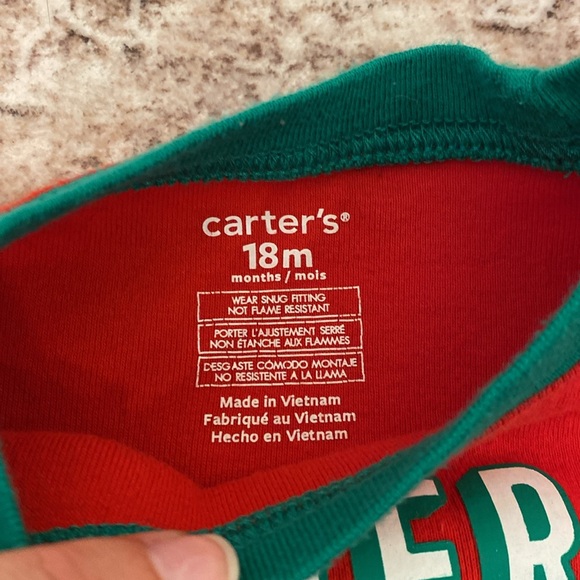 Carter’s 18M Christmas Sleeper Set - Picture 3 of 8